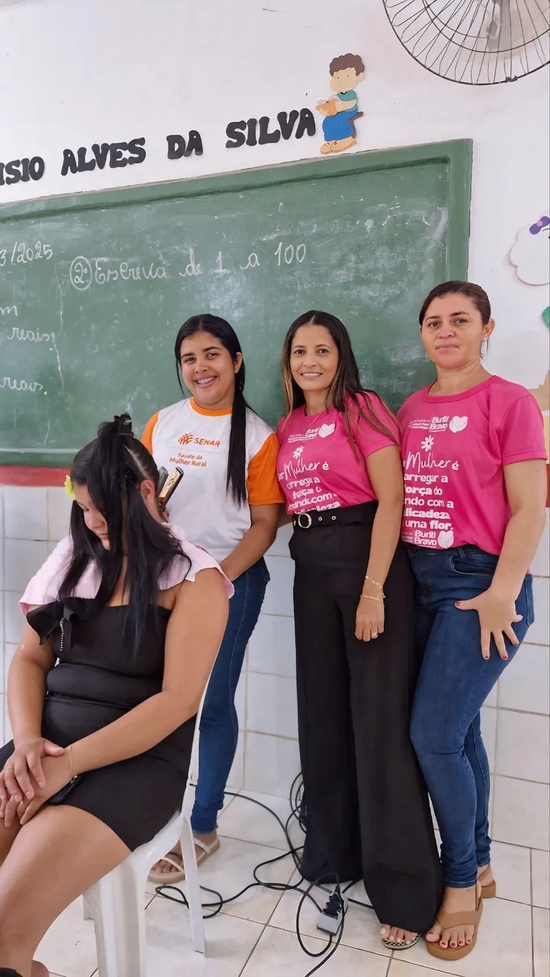 Galeria de imagens - Foto 5 da notícia: SAÚDE, CUIDADO E VALORIZAÇÃO: “SENAR SAÚDE DA MULHER RURAL” LEVA SERVIÇOS AO POVOADO ANDA SOL