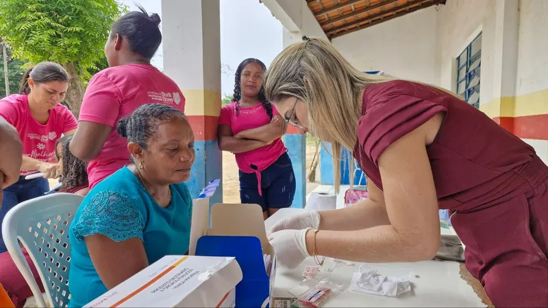 Galeria de imagens - Foto 17 da notícia: SAÚDE, CUIDADO E VALORIZAÇÃO: “SENAR SAÚDE DA MULHER RURAL” LEVA SERVIÇOS AO POVOADO ANDA SOL