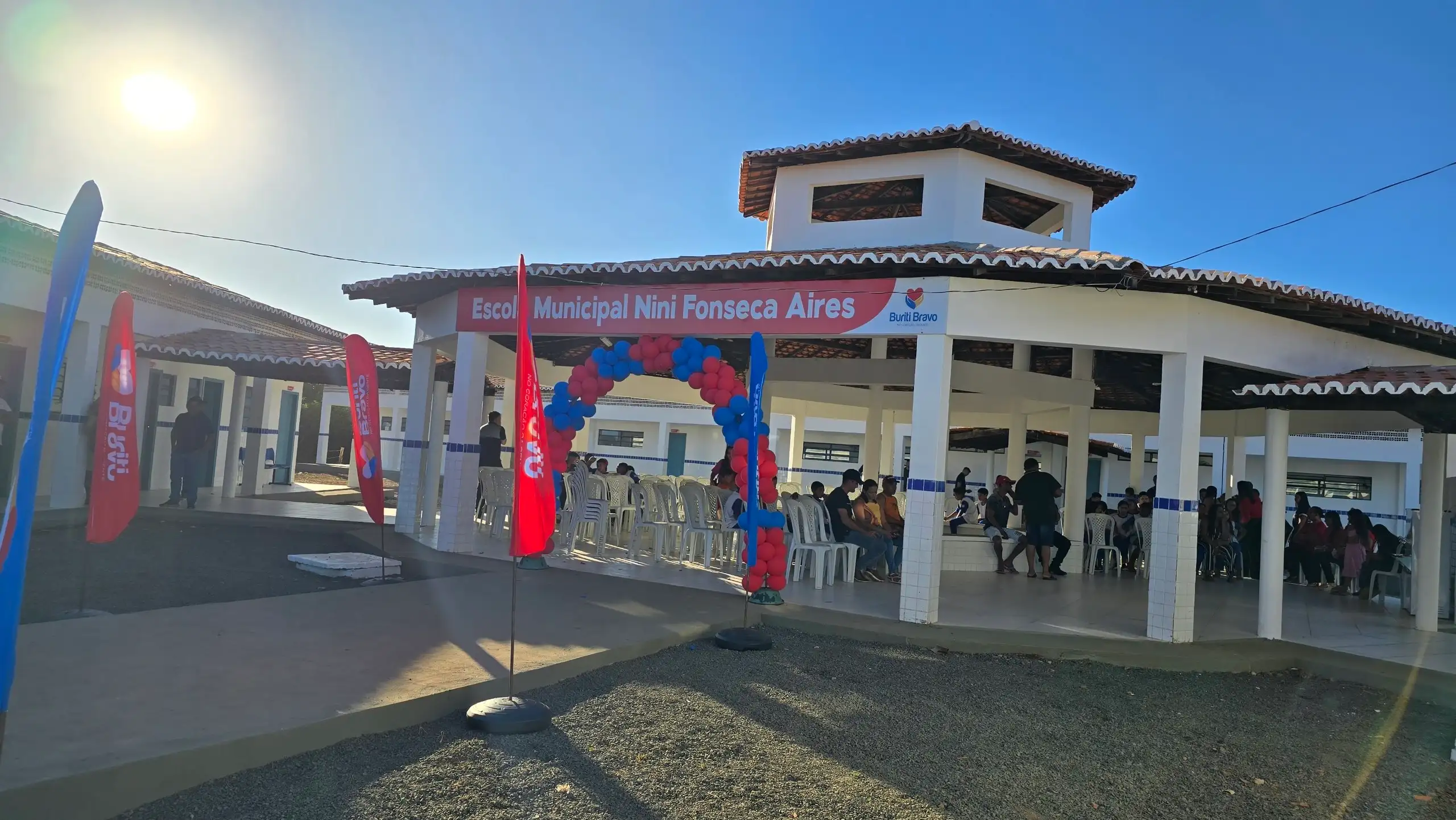 Prefeitura de Buriti Bravo inaugura escola no povoado Santa Fé e encerra espera de mais de uma década