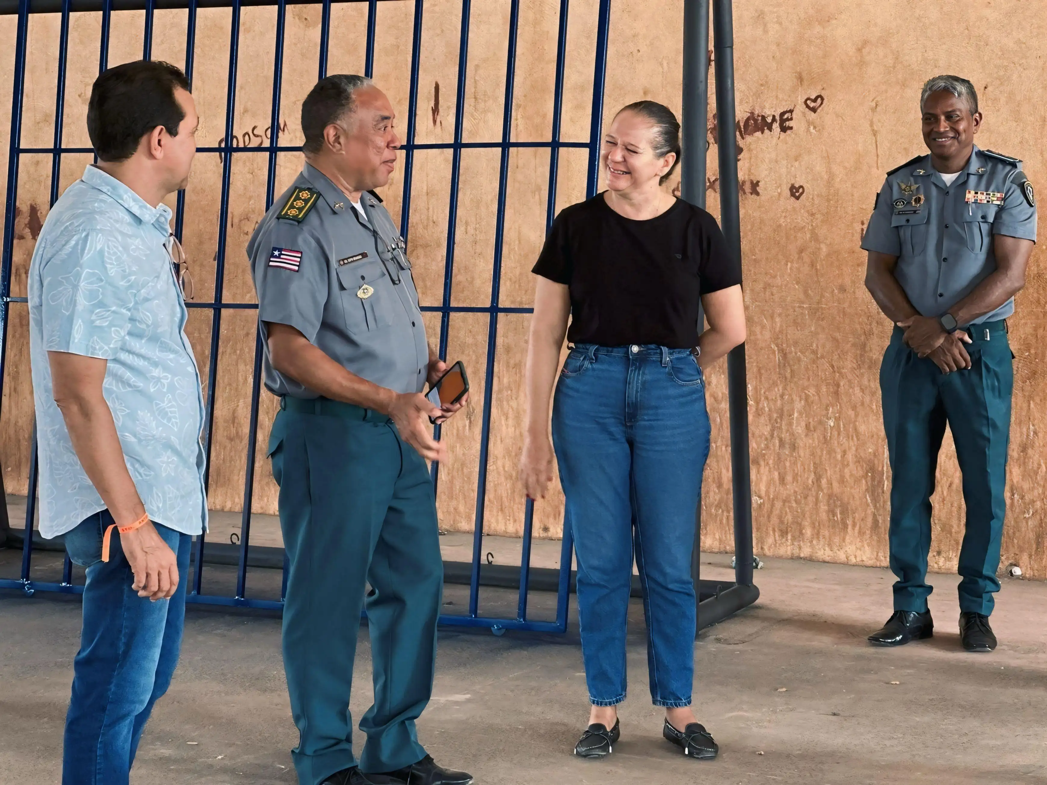 Galeria de imagens - Foto 1 da notícia: Obra da Escola José Raposo entra em fase final para implantação do ensino militar
