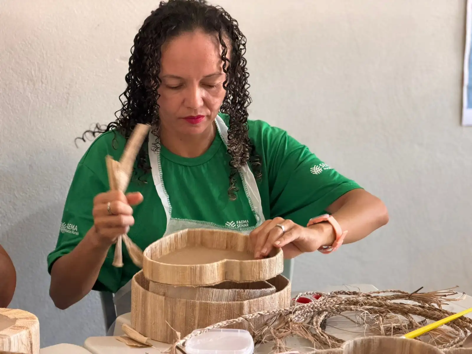 Curso de Artesanato com Fibra de Bananeira impulsiona o empreendedorismo feminino em Buriti Bravo