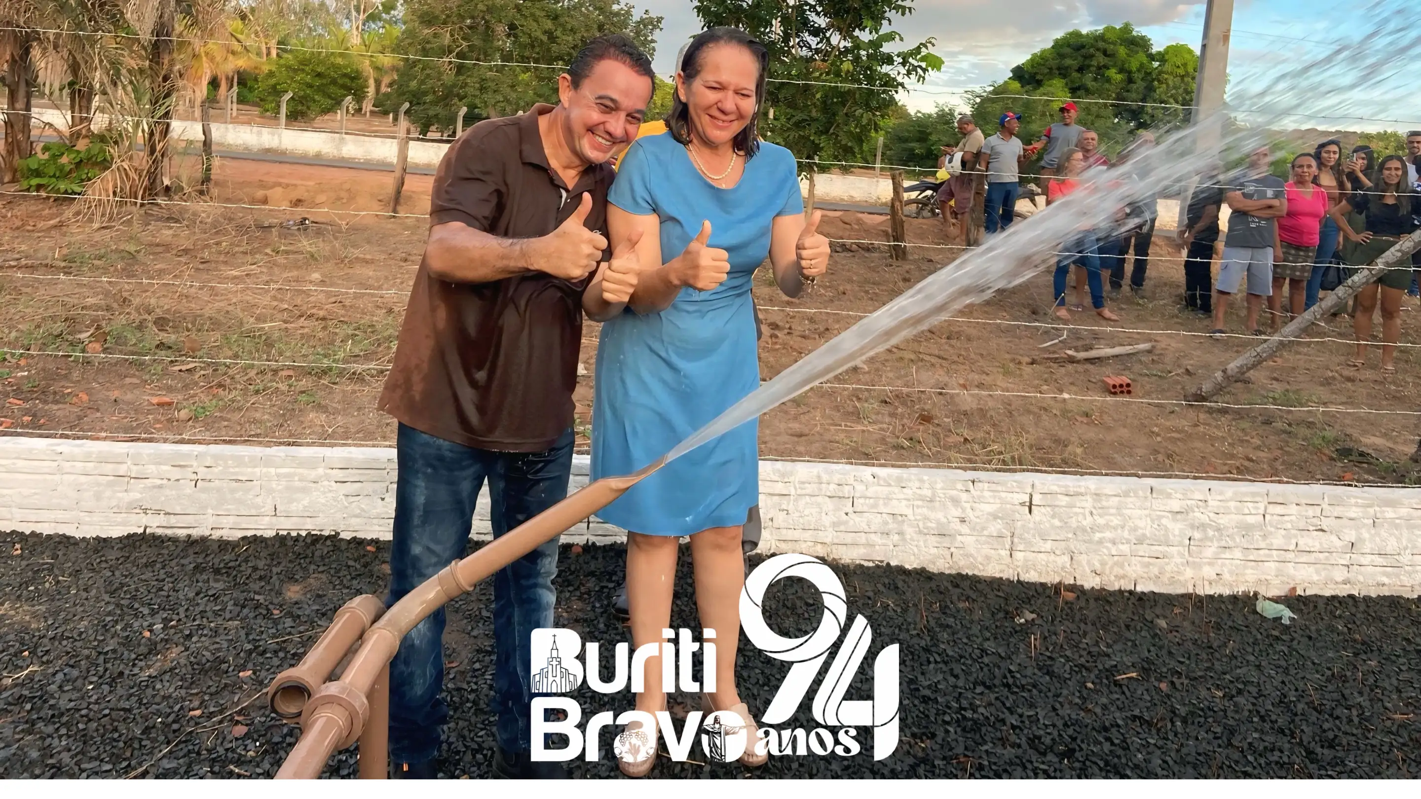 Galeria de imagens - Foto 4 da notícia: 94 anos de Buriti Bravo: obra histórica leva água ao povoado Bela Vista