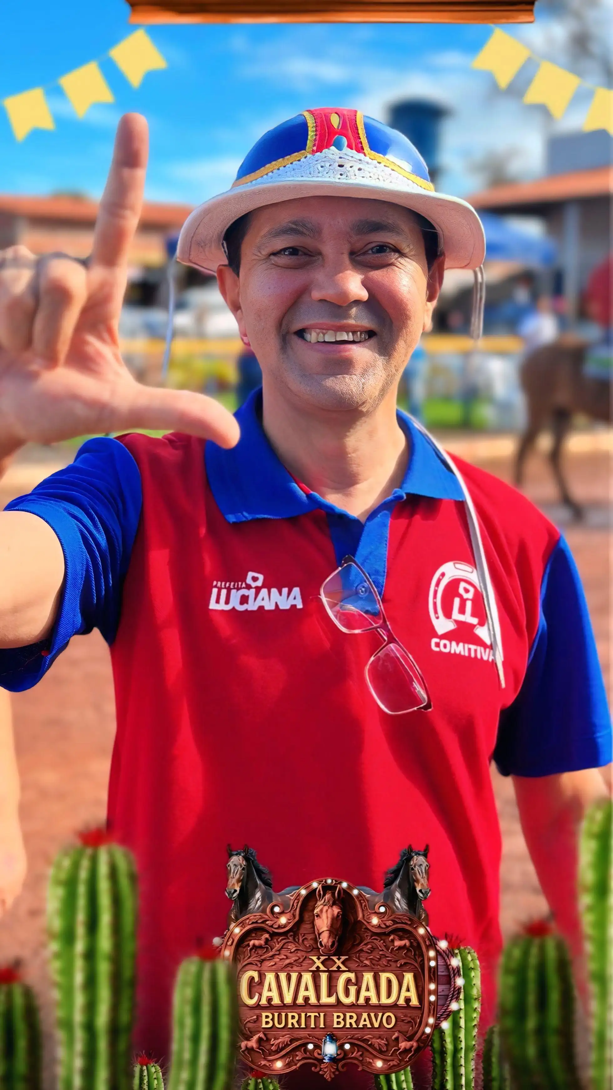 Galeria de imagens - Foto 1 da notícia: XX Cavalgada de Buriti Bravo celebra tradição, fé e cultura sertaneja