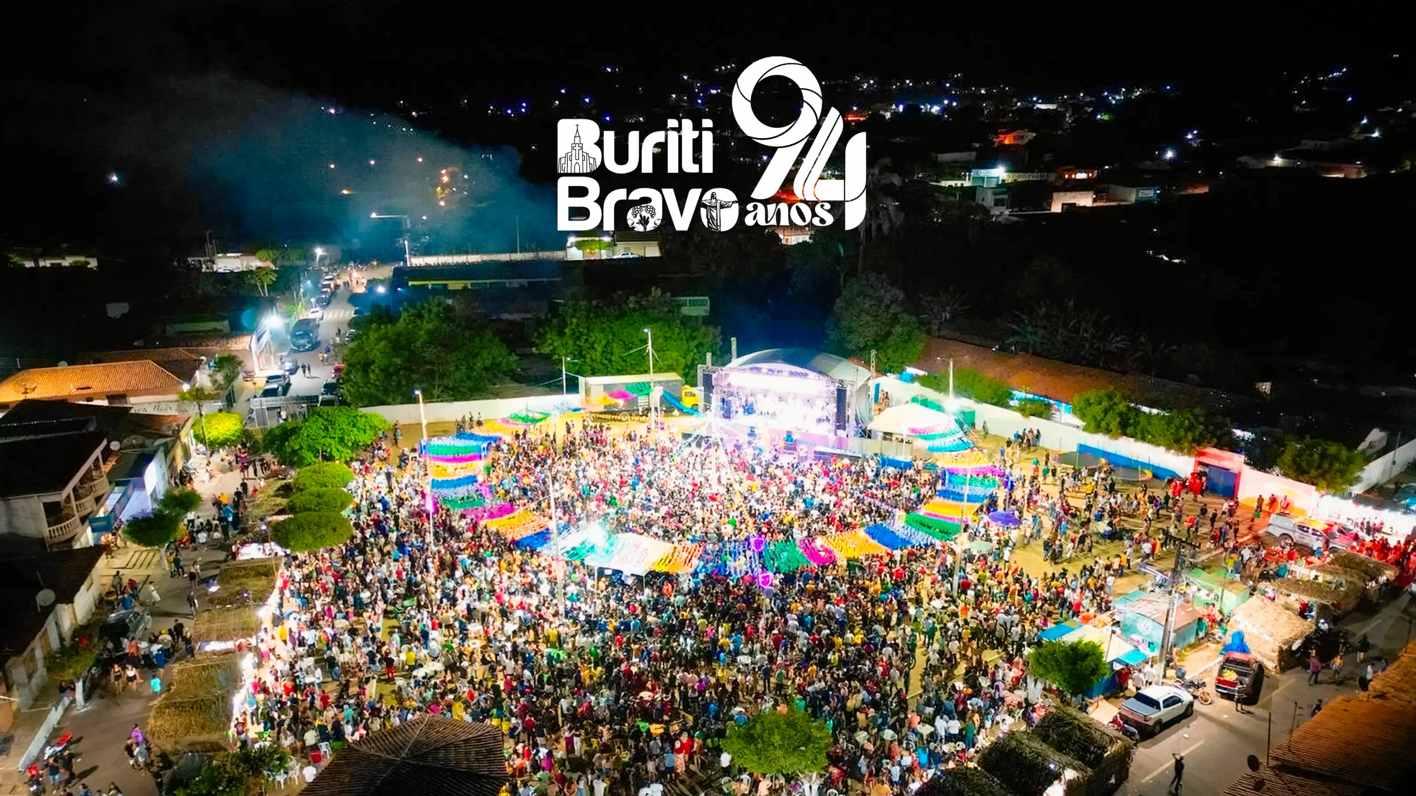 Galeria de imagens - Foto 3 da notícia: Show com a Banda Magníficos encerra em grande estilo as comemorações pelos 94 anos de Buriti Bravo