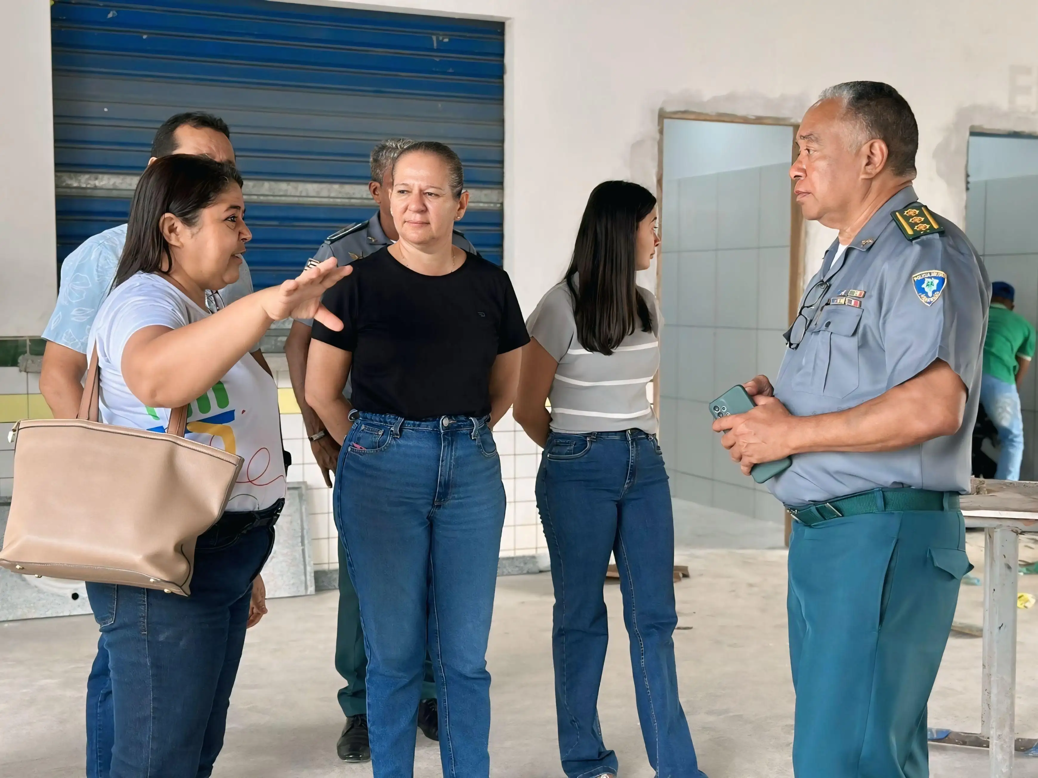 Galeria de imagens - Foto 6 da notícia: Obra da Escola José Raposo entra em fase final para implantação do ensino militar