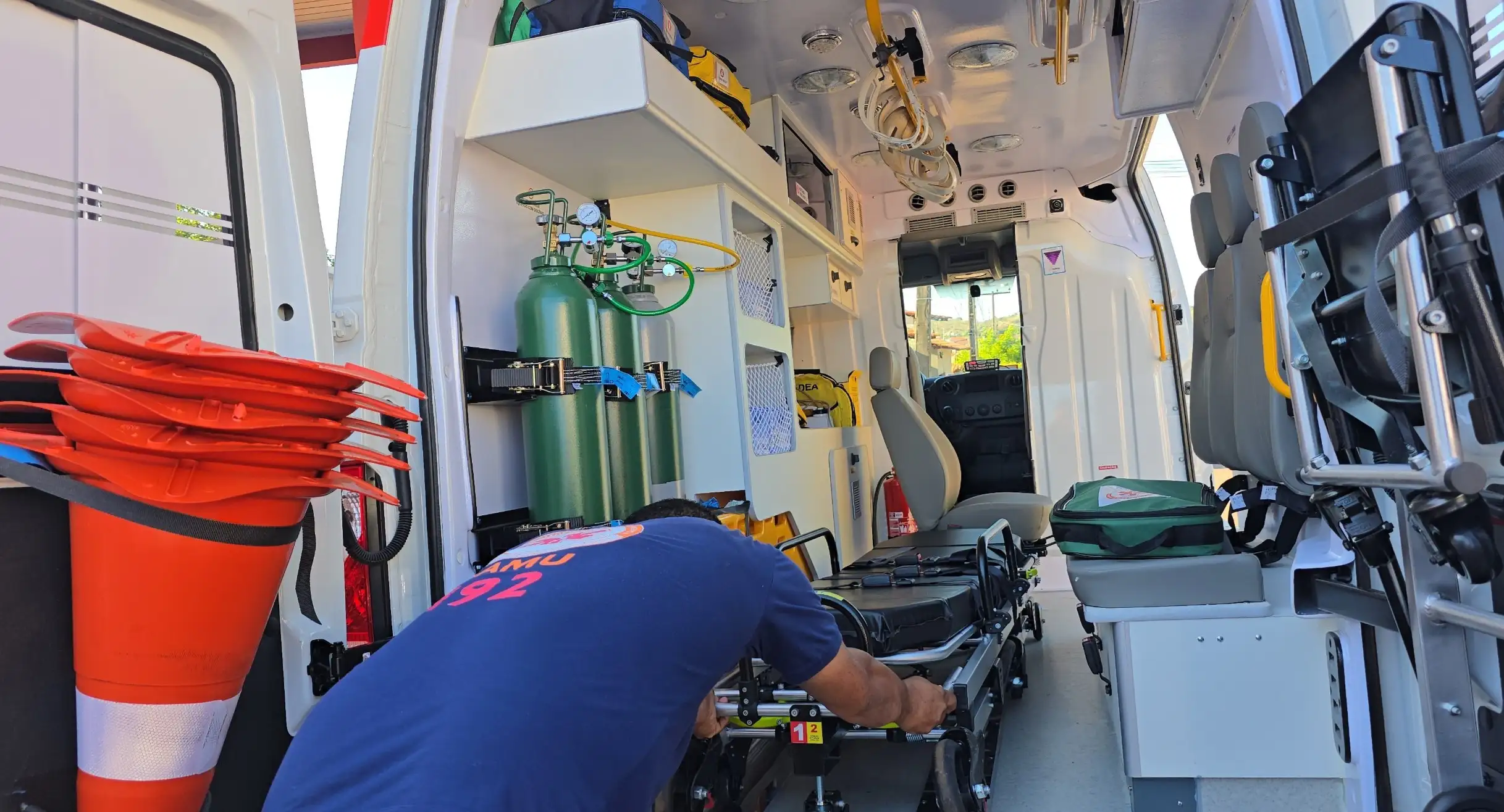Foto 1 – Buriti Bravo recebe mais uma ambulância do SAMU e fortalece atendimento de urgência e emergência